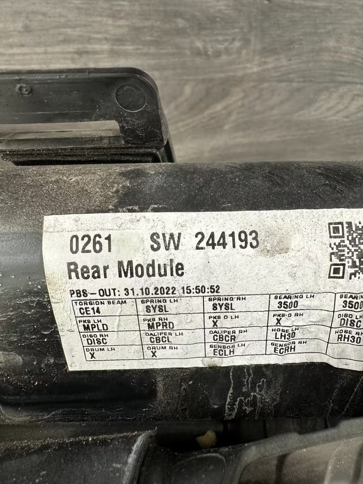 Hinterachse Achse Hinten Hyundai Bayon 1,0 55100Q0500