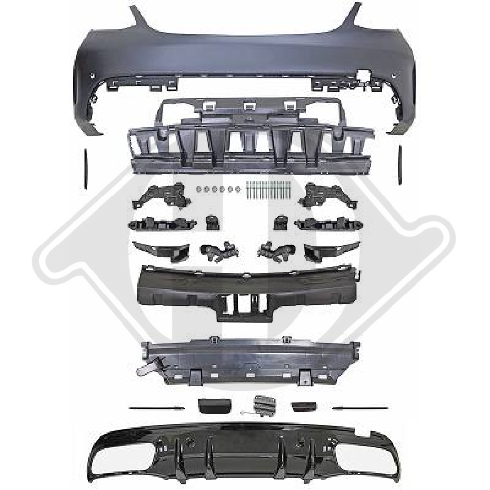 SPORTSTOßSTANGE HI W205, 14-21 SPORT C43-OPTIK, 1673755