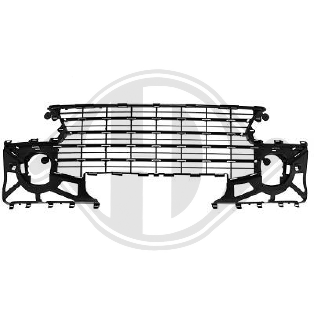 7414NS STOßST.GITTER P 307, 05-07 SCHWARZ 4234145