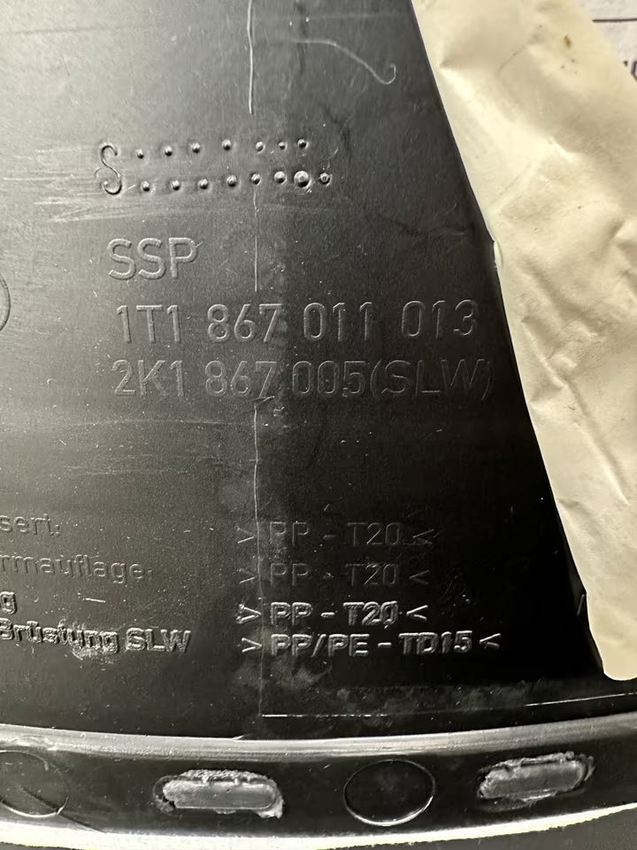1T1867011 Türverkleidung Türpappe Links Vw Touran 1T3 10-15 Bj
