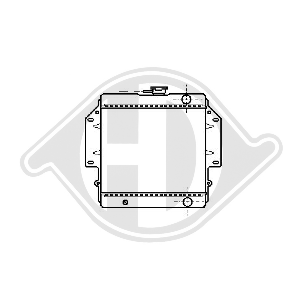 17700083001 Kühler Motorkühlung für SUZUKI SJ 413 08/1986 DCM3058