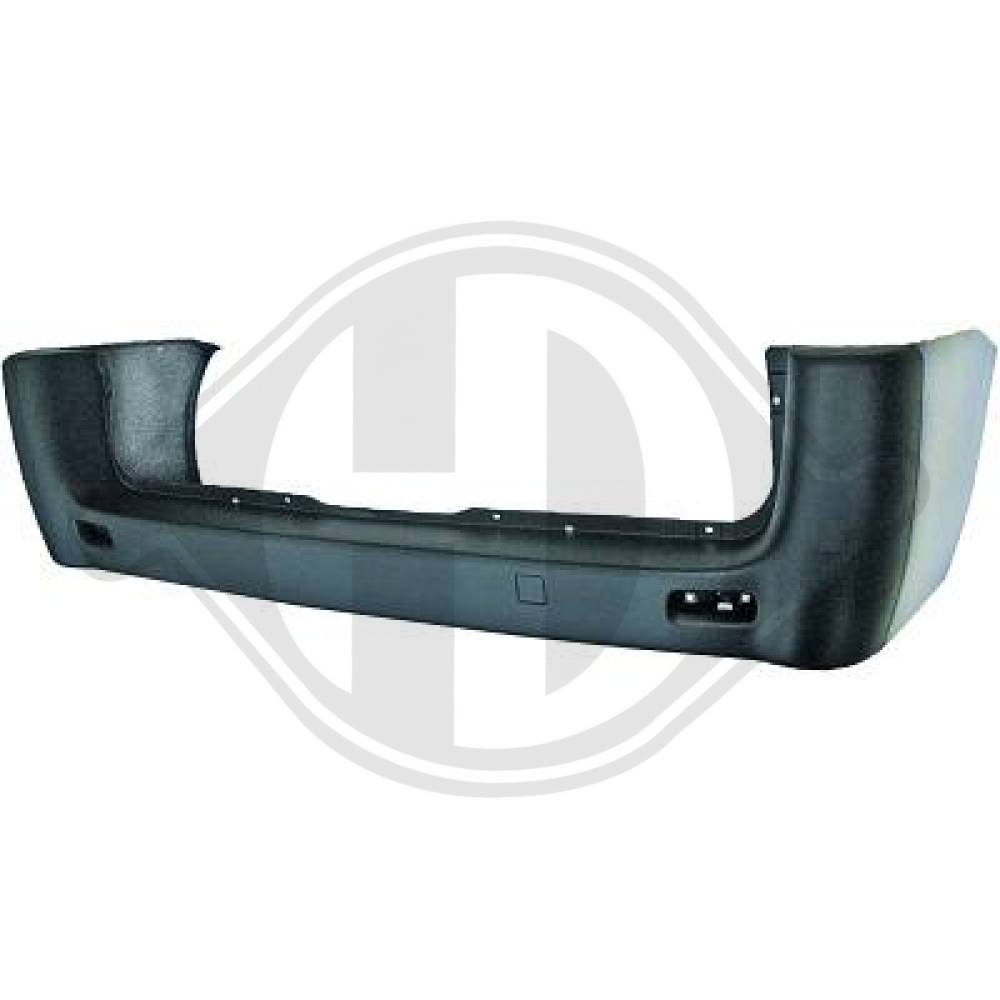 7410AZ Stoßstange hinten für FIAT SCUDO Kasten (270_, 272_) 06-16 TEIL.GRUND. 3497256