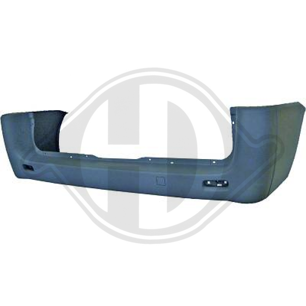 7410AZ Stoßstange hinten für FIAT SCUDO Kasten (270_, 272_) 06-16 KOMPL.GRUND. 3497257