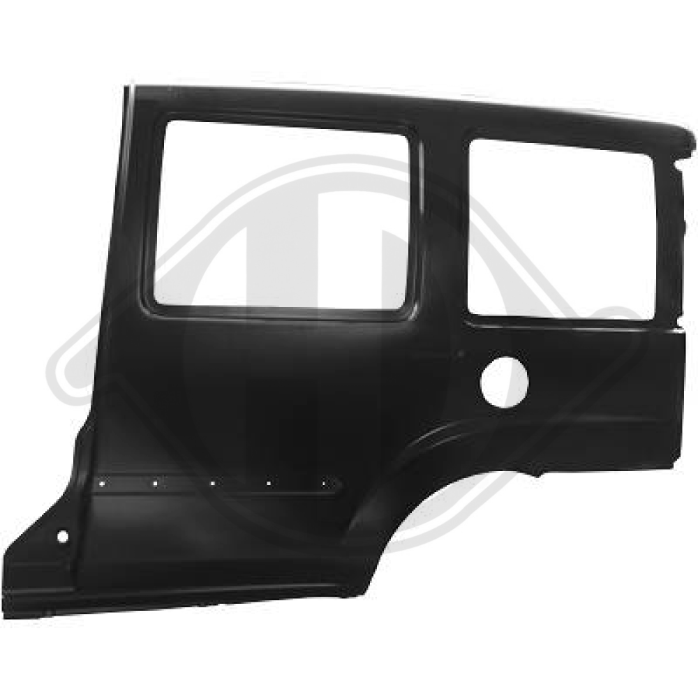 98808338 SEITENTEIL RE. FIAT DOBLO 01-10 KEIN FENSTER 3485036