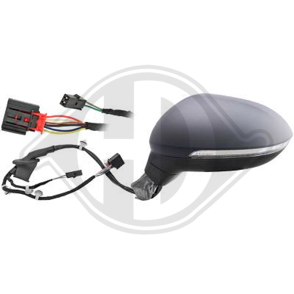 3G1 857 507 AR 9B9 SPIEGEL KOMPL. LI. PASSAT 14-23 GRUND; 6+2-PIN 2249027