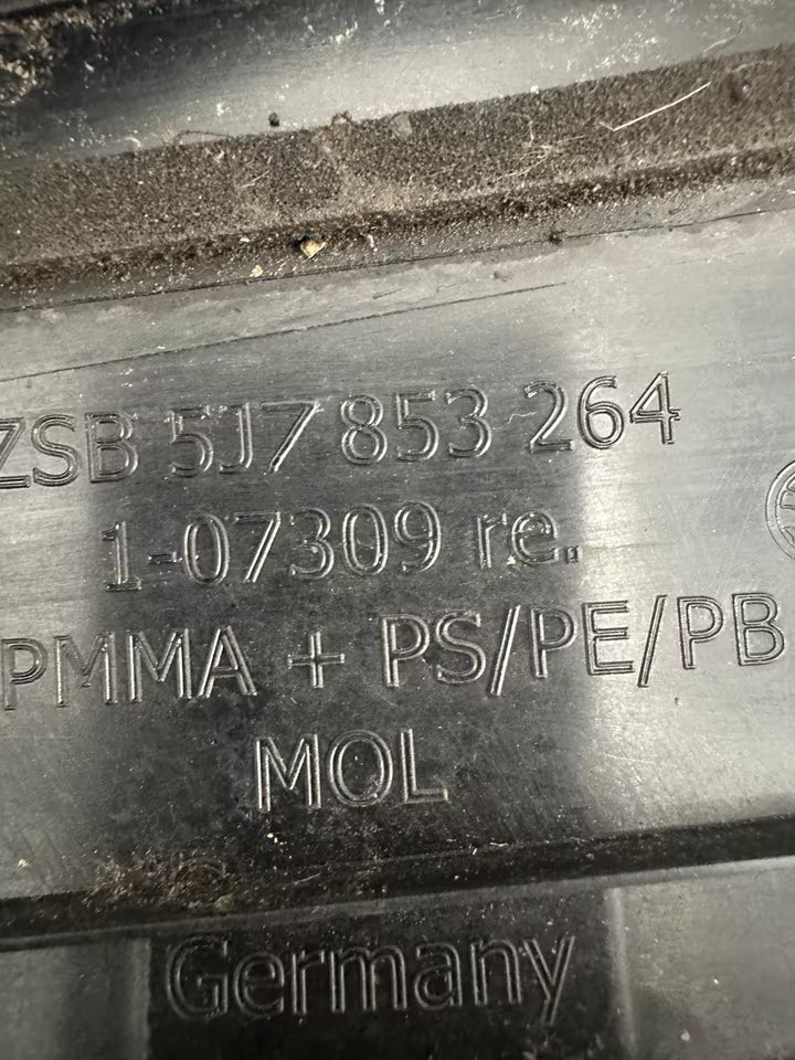 5J7853264 türleiste Türverkleidung Vorne Rechts Skoda Roomster 5J