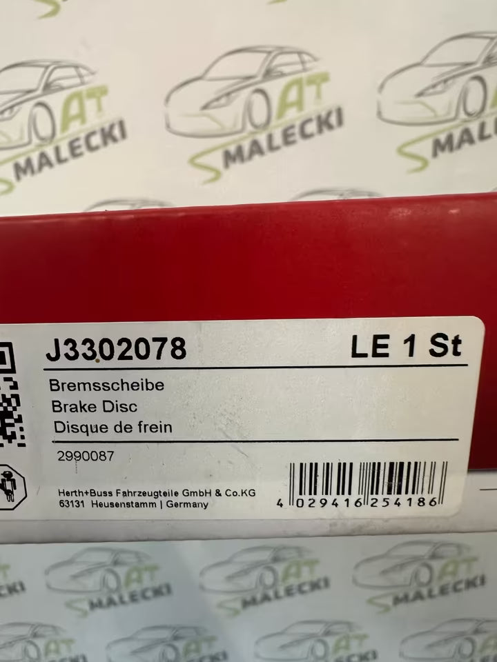 2 Stück Neue Bremsscheiben Vorne für Toyota Yaris II / III
