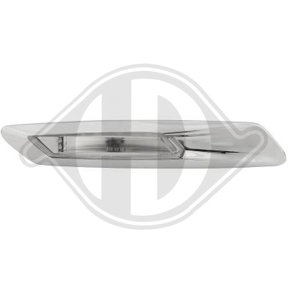 63137154167 SEITENBLINKER LI. F10/11, 10-17 KLARGLAS/CHROM 1225077