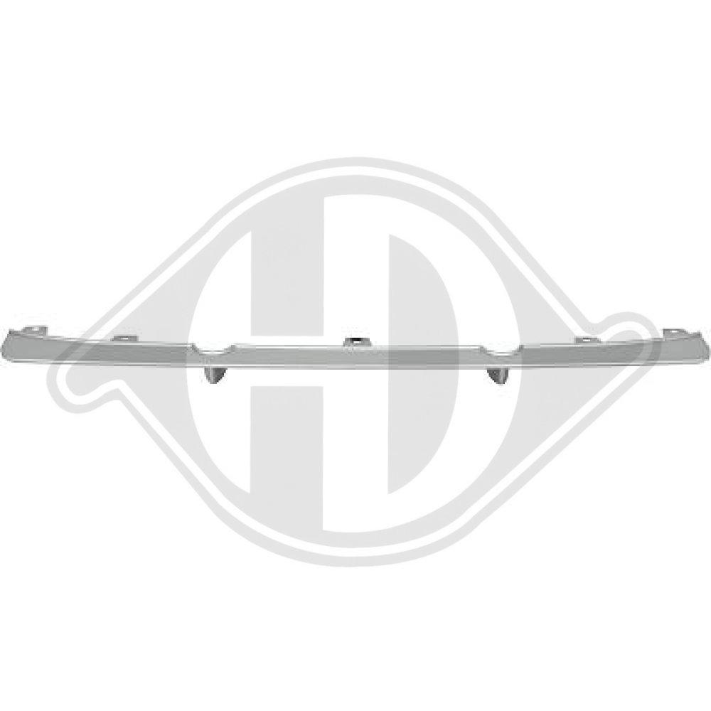 FRONTLIPPE MITTE A6/A7, 11-18 SILBER, ZUB00353