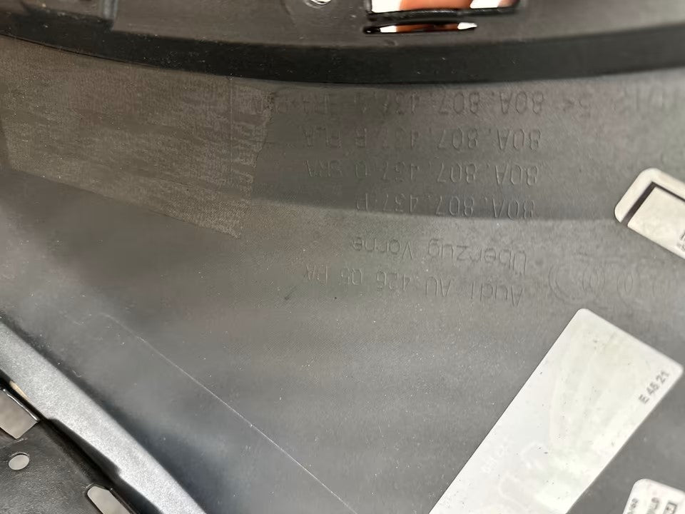 80A807437P Front Bumper Audi Q5 80A Facelift Models