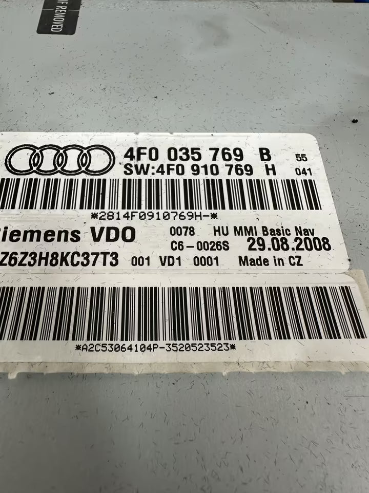 4F0035769B Cd Navigation Rechner Audi A6 4F C6 Modelle