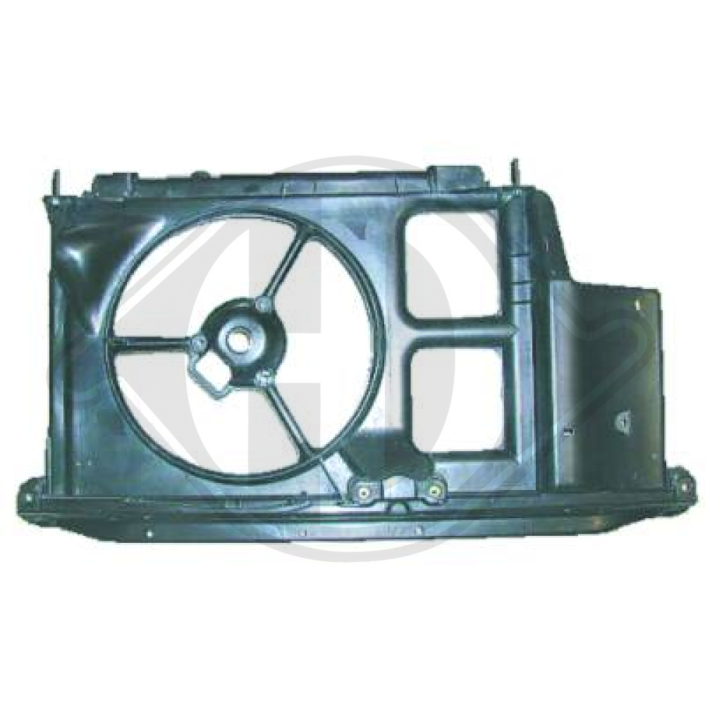7104G7 KÜHLERZARGE PEUGEOT 206, 08->> KEIN A/C 4225044
