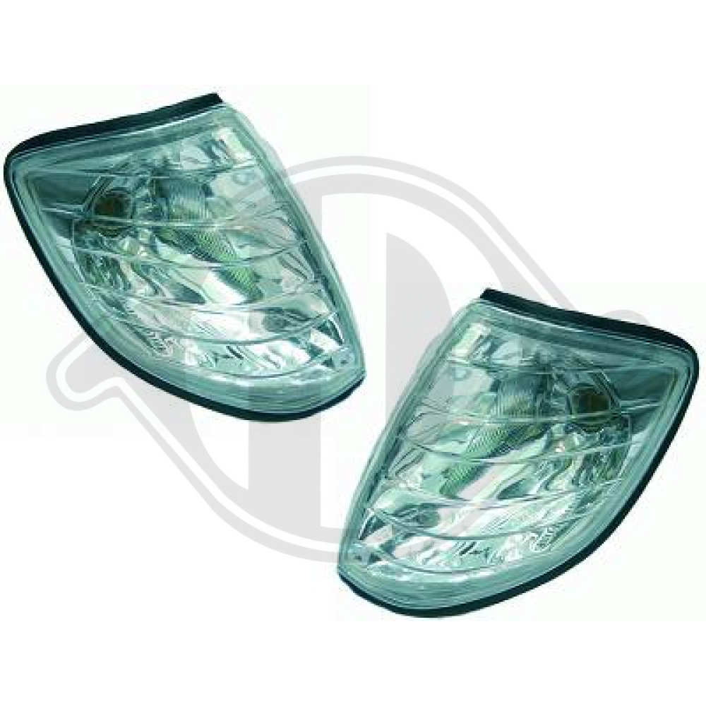 DESIGNBLINKER SET W140, 92-98 KLARGLAS 1645077