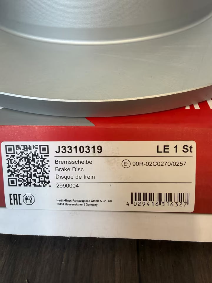 2 Stück Neue Bremsscheiben Hinten Kia Hyundai Modelle 2010-2026Bj