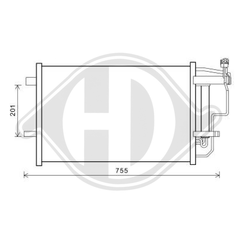 BBP261480A KONDENSATOR MAZDA 3 ab 2009 DCC1676