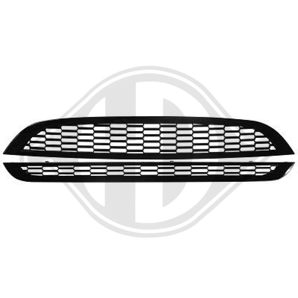 DESIGNGRILL SET MINI, 04-06 KOMPLETT SCHWARZ 1205340