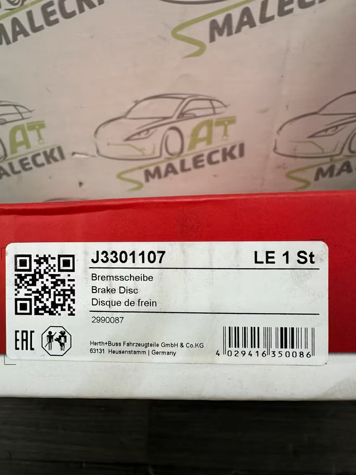 J3301107 Bremsscheiben Satz Vorne Nissan Qashqai Renault Kadjar