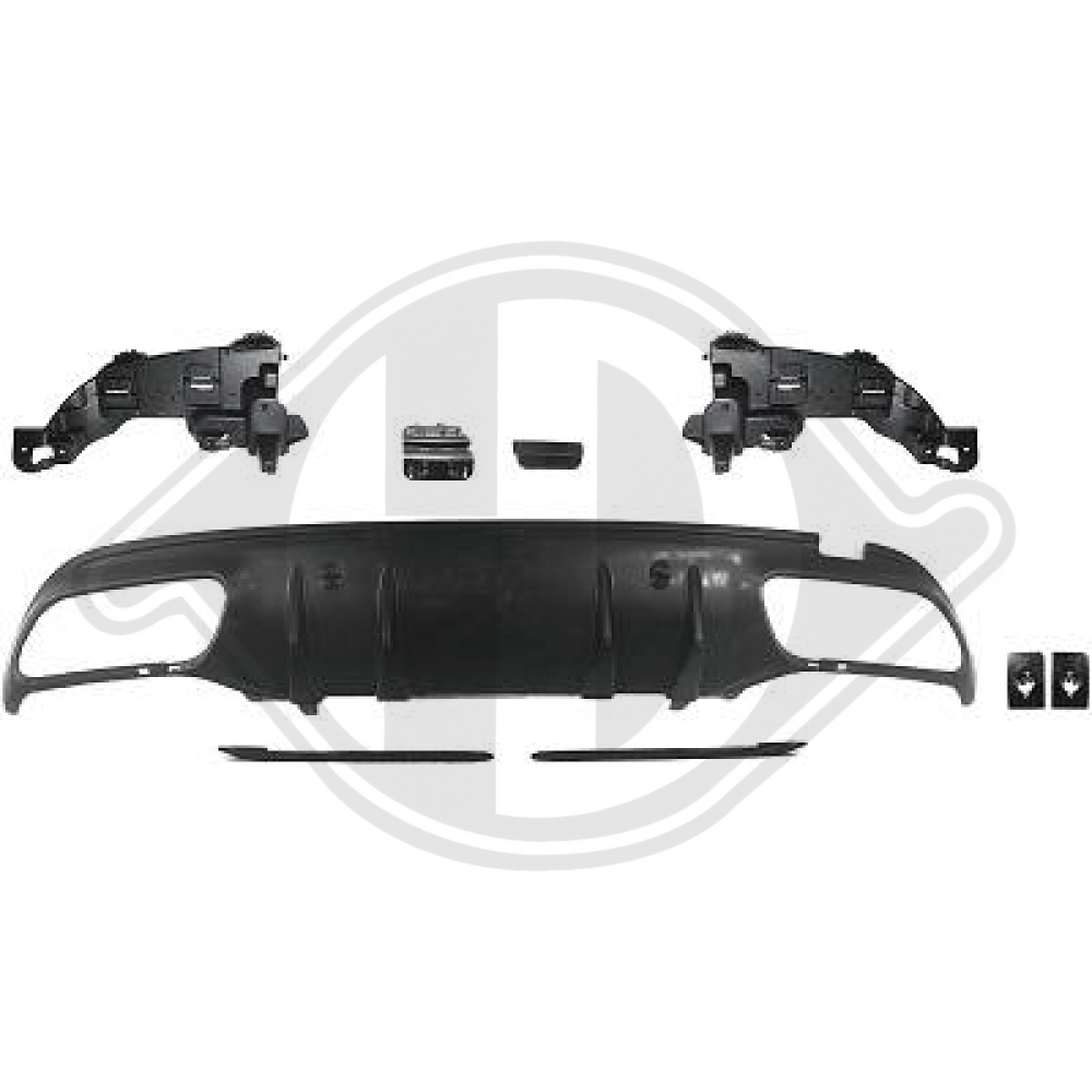 DIFFUSOR HINTEN. W205, 19->> SPORT C43 OPTIK 1673866