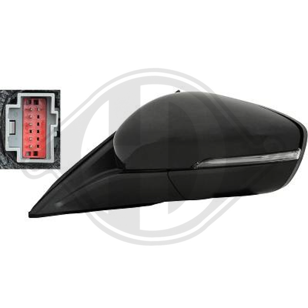 JX7B-17E715-DA SPIEGEL LI. FOCUS, 18->> 6-PIN 1530025