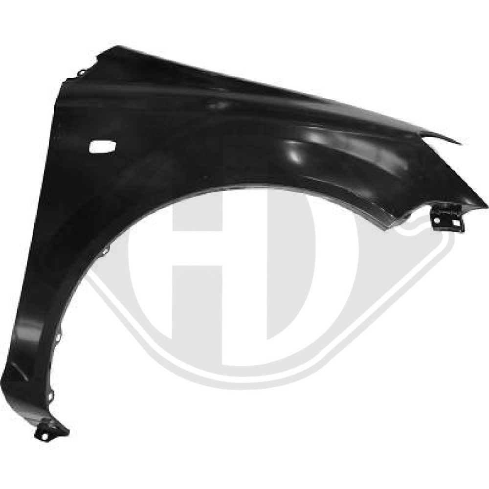 663211C350 KOTFLÜGEL RE.HYUNDAI GETZ, BJ. 02-05 MIT BL.LOCH 6805006