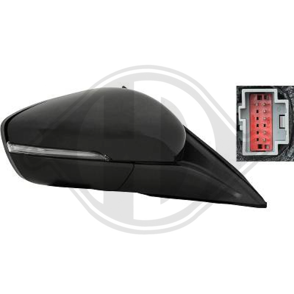 JX7B-17E714-DA SPIEGEL RE. FOCUS, 18->> 6-PIN 1530024