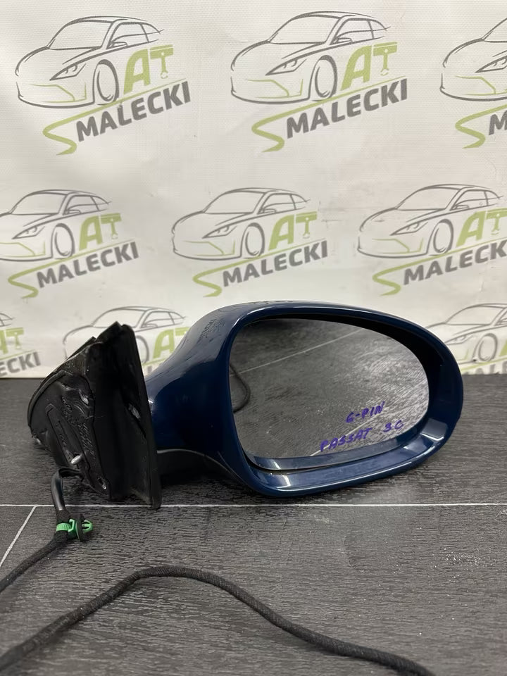 Außenspiegel Spiegel Rechts Vw Passat 3C B6 Modell LA5E Blau