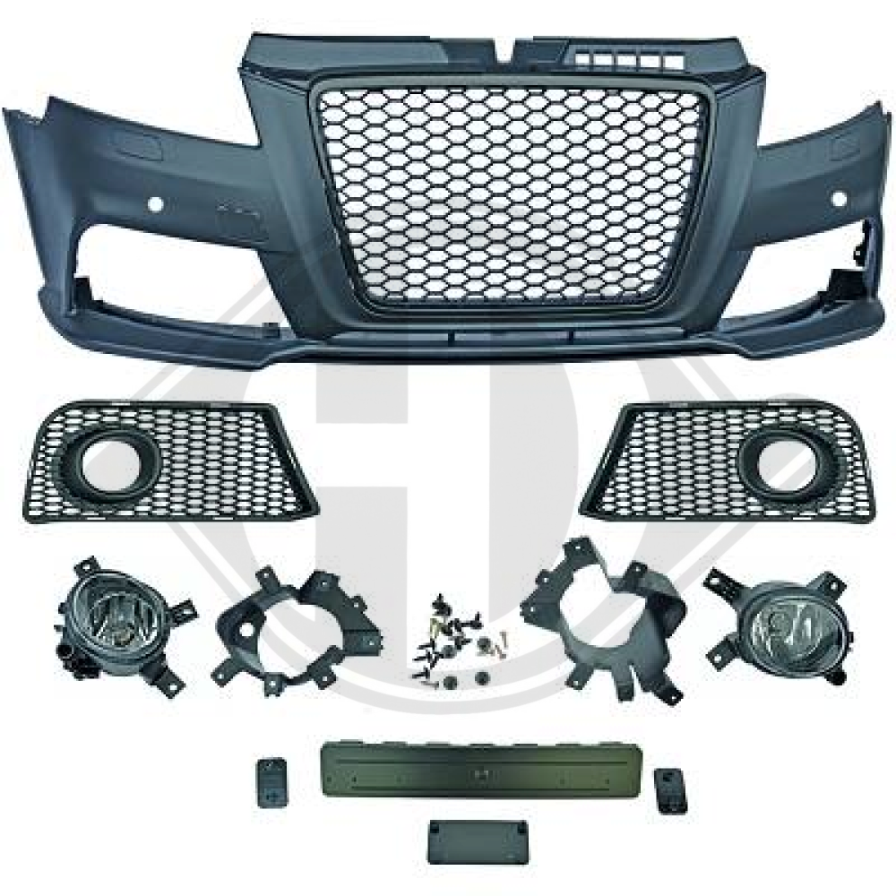 SPORTSTOßSTANGE VO. A3, 08-12 RENNSPORT-OPTIK, 1032651