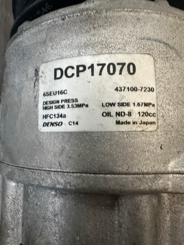 DCP17070 Klimakompressor Klimaanlage DENSO Mercedes W169 W245