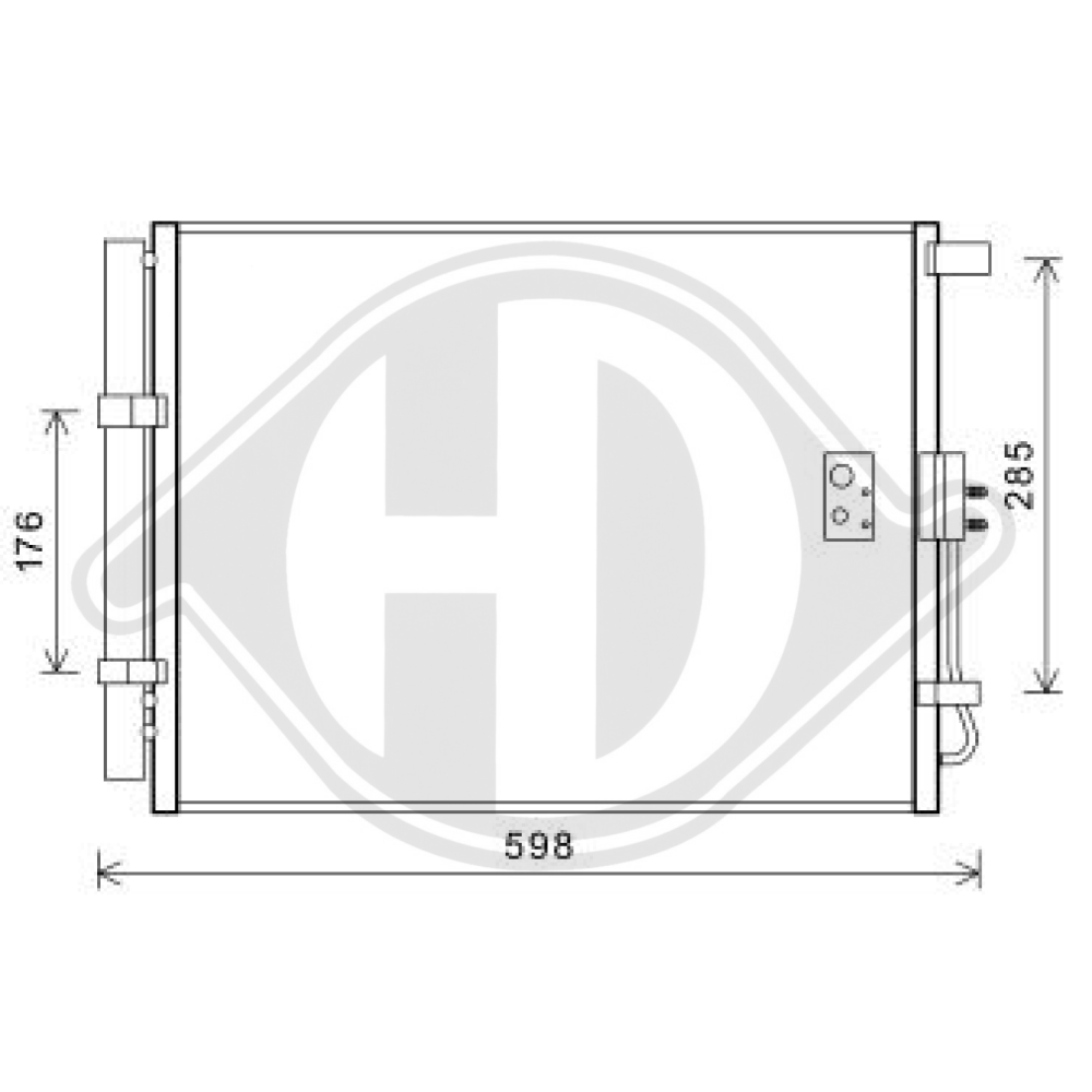 97606A5800 KONDENSATOR i30;CEED, 10. Dez DCC1925