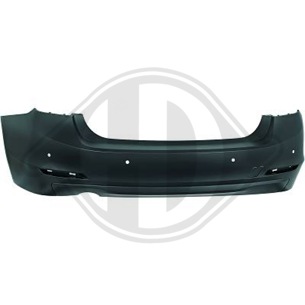 51127312724 STOßSTANGE HINTEN BMW F30, 11-06.15 GRUNDIERT + PDC 1217056