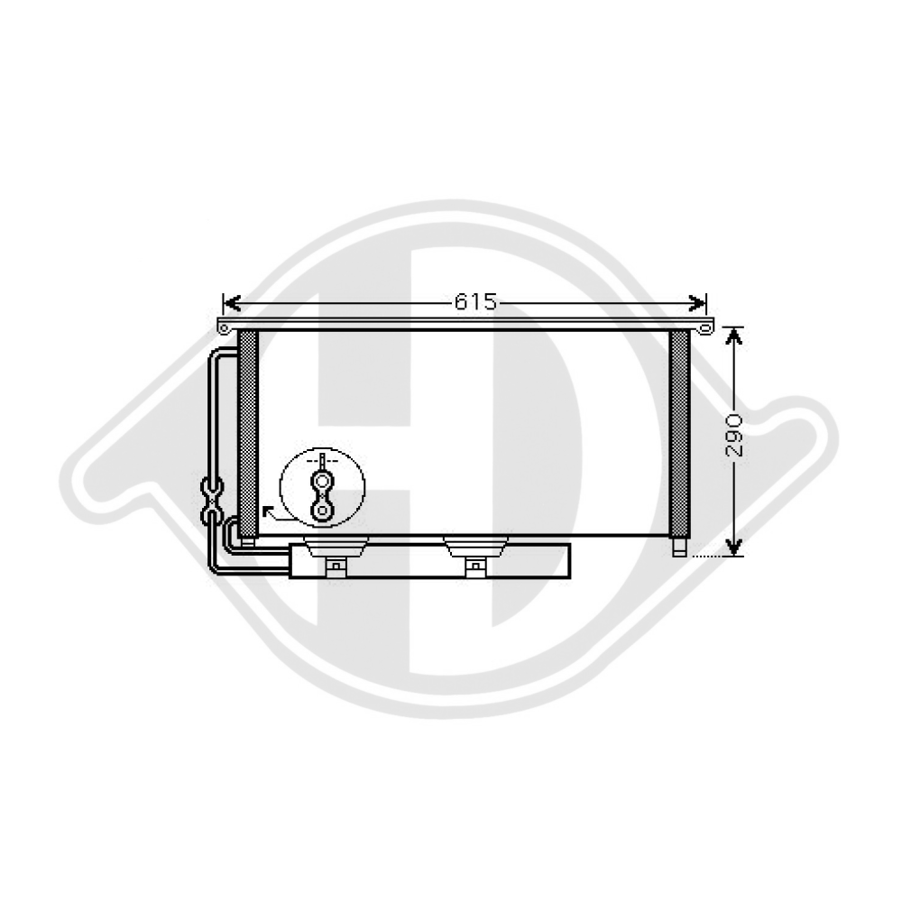 Q0010026V002000000 KONDENSATOR SMART SMART ROADSTER 01/2003 DCC1684