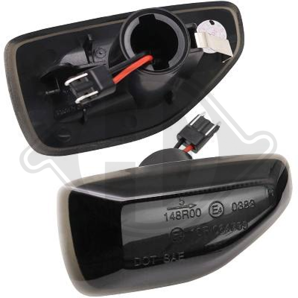 LED SEITENBLINKER SET 12-22 DACIA/Renault;SMOKE LID10443