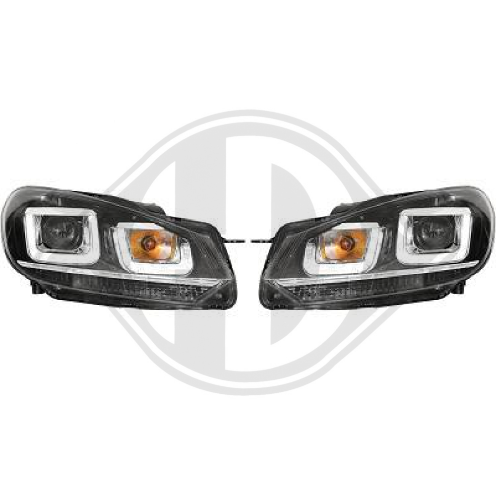 nan DESIGNSCHEINWF.SET GOLF 6, 08-12 KLARGL./SCHWARZ, 2215984