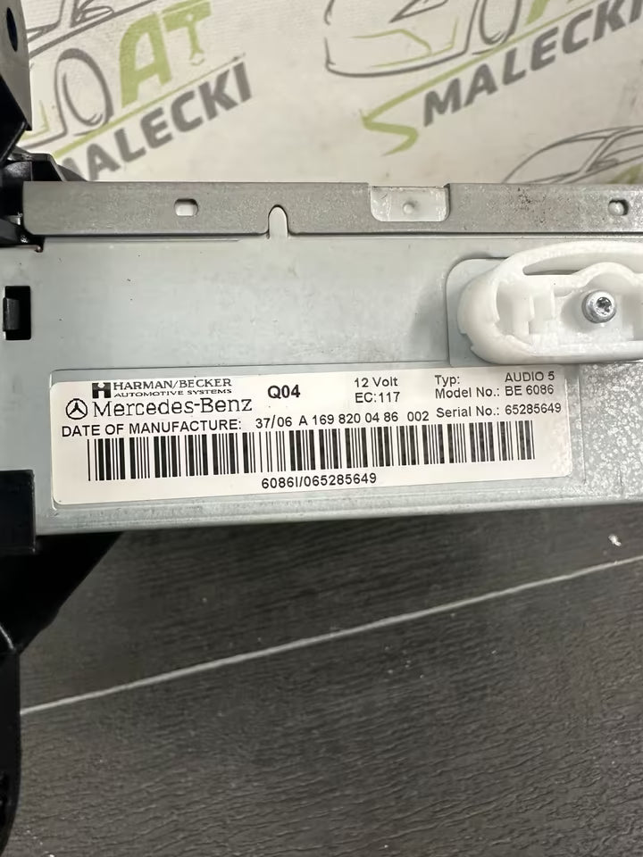 A1698200486 Autoradio CD Radio Mercedes Benz W245 B-Klasse