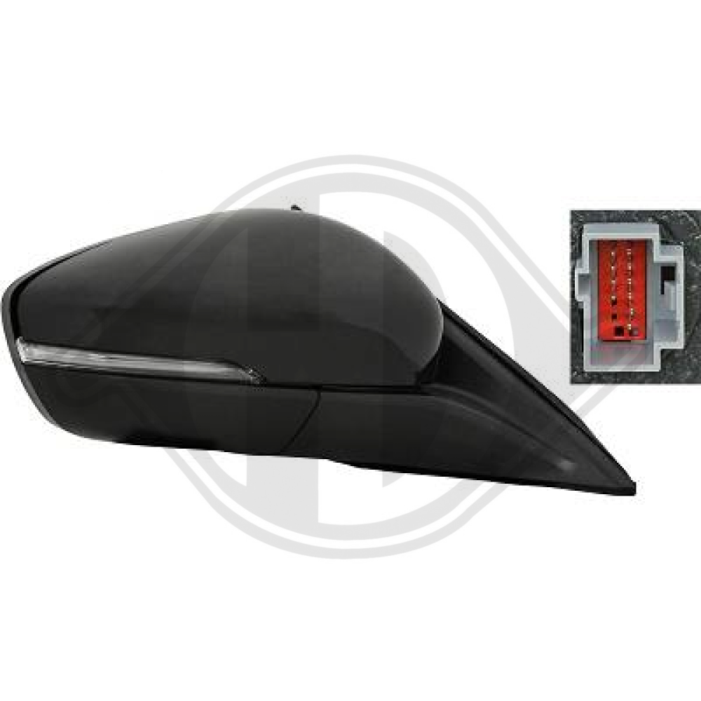 JX7B-17E714-AA SPIEGEL RE. FOCUS, 18->> BODEN+BLINKL;10-PIN 1530026