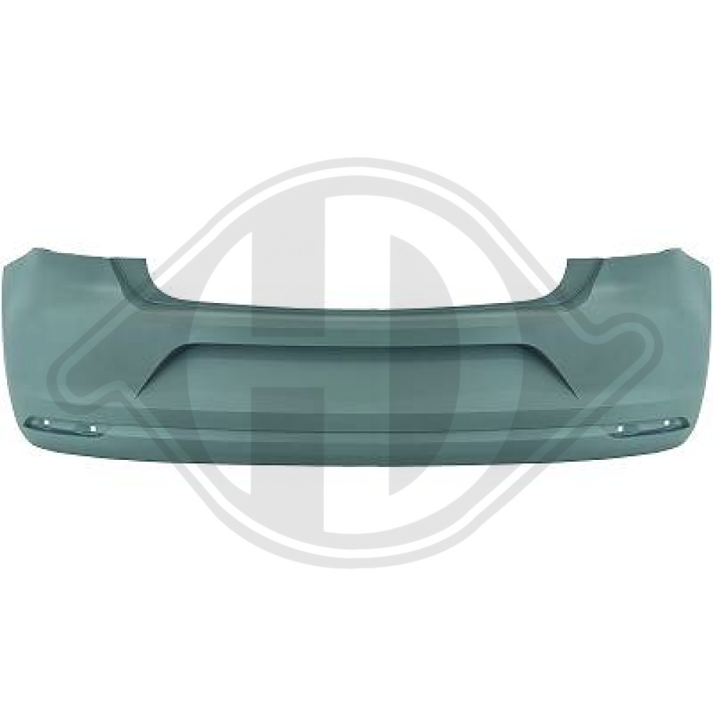 6C6807421GRU STOßFÄNGER HINTEN VW POLO, 14-17 NICHT FÜR PDC, 2207055