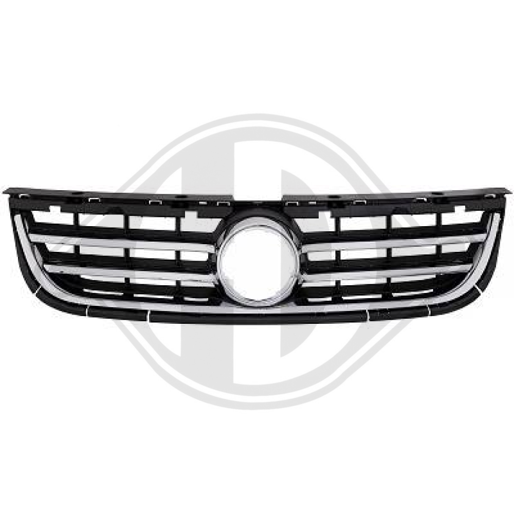 7L6853653D 9B9 KÜHLERGITTER TOUAREG, für 2007-2010 OBERES GITTER, 2286843
