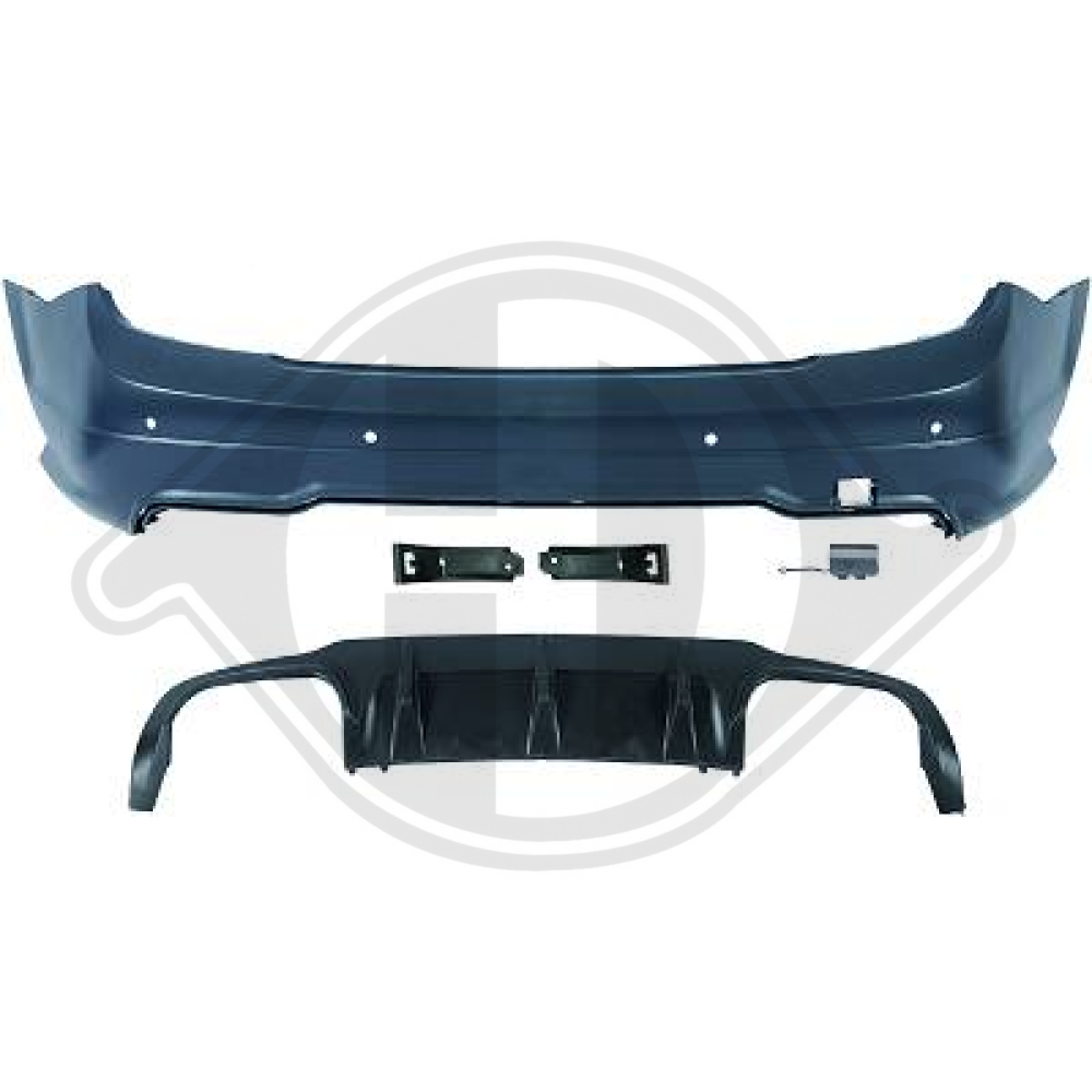 STOßSTANGE HINTEN DB W204, 07-15 LACKIERFÄHIG 1672956