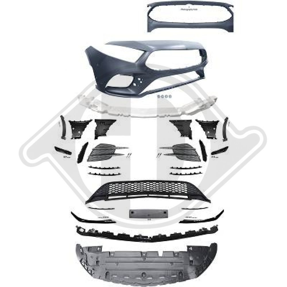 STOßSTANGE VO W177/V177, 18-22 A35 OPTIK 1683352