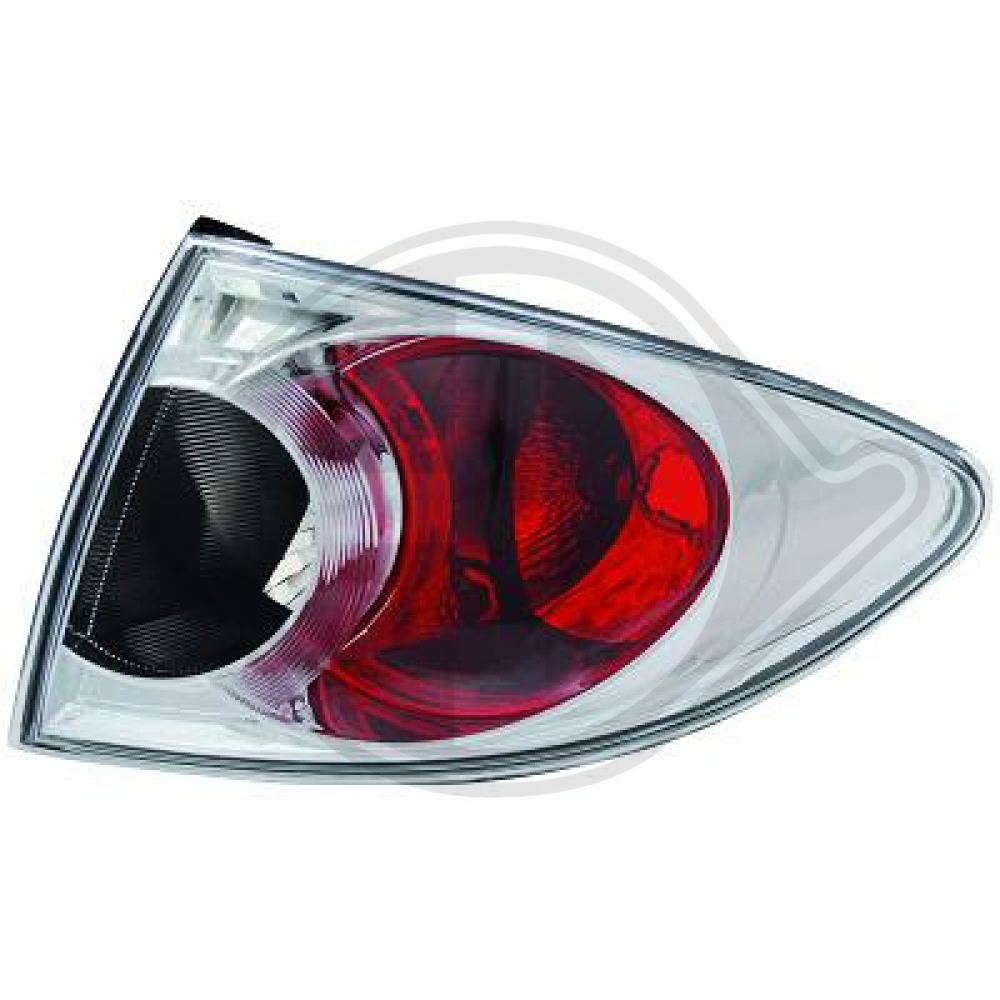 GJ6A51074 RÜCKLICHT L.AUßEN MAZDA 6, 02-05 CHROM, 5625691