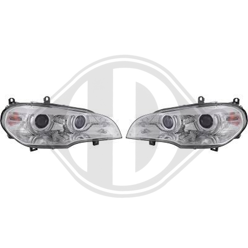 DESIGNSCHEINWERF.SET X5, 07-10 MIT LWR,DRL 1291787