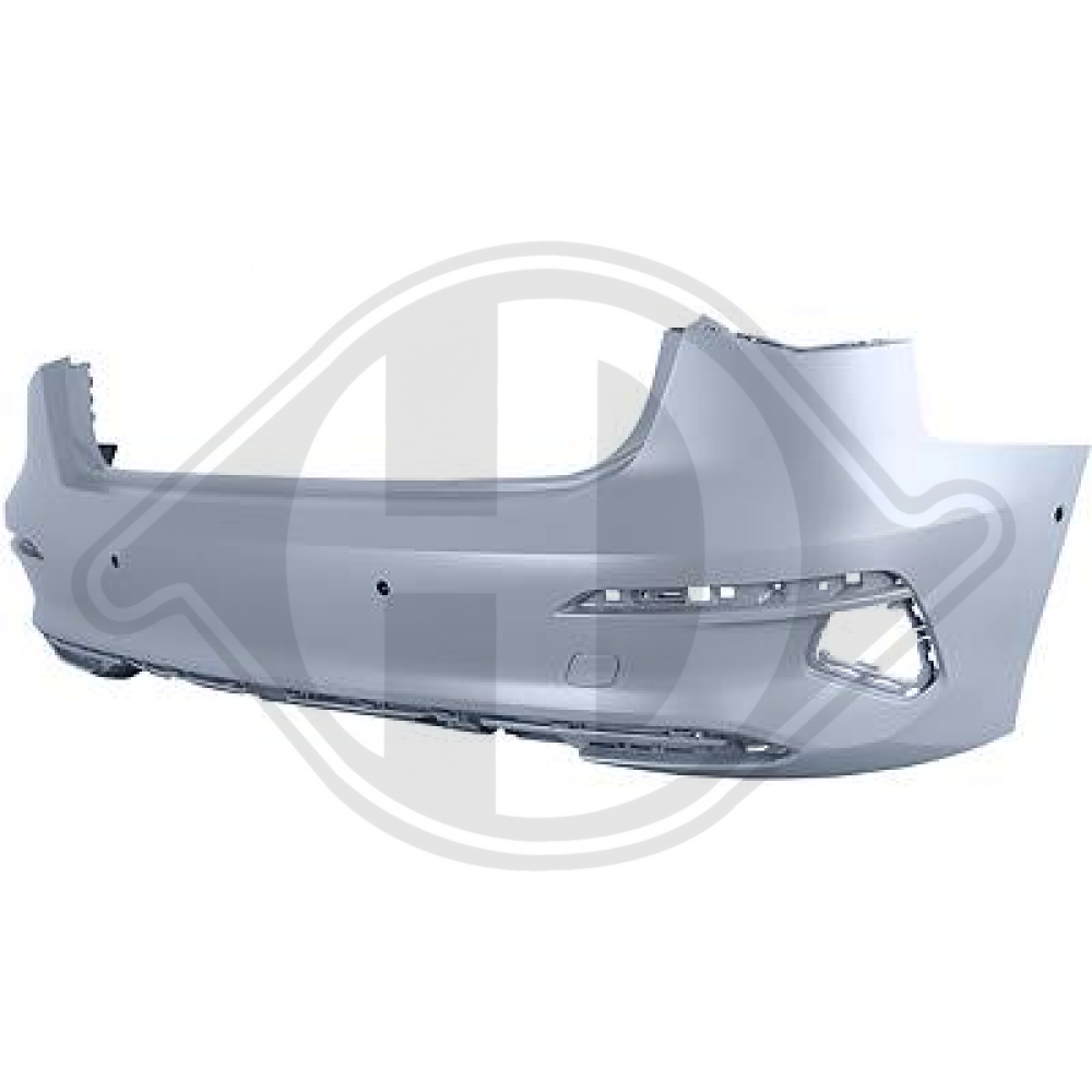 8Y4807067B GRU STOßSTANGE HINTEN AUDI A3, 2020-> FÜR PDC:4 LÖCHER, 1034057