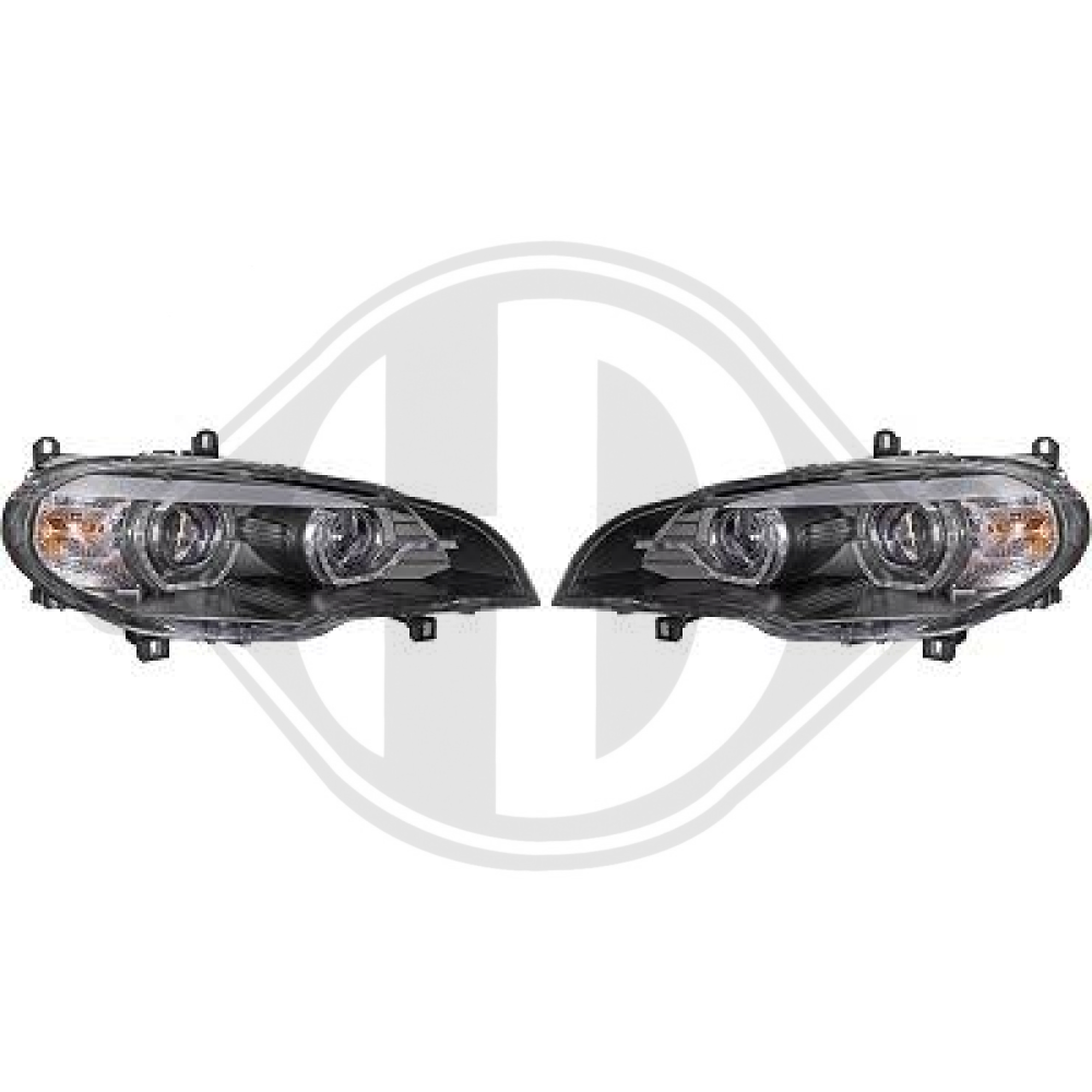 DESIGNSCHEINWERF.SET X5, 07-10 MIT LWR,DRL 1291788