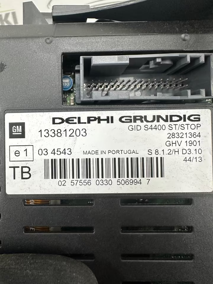 13381203 Bildschirm Display für Opel Corsa D