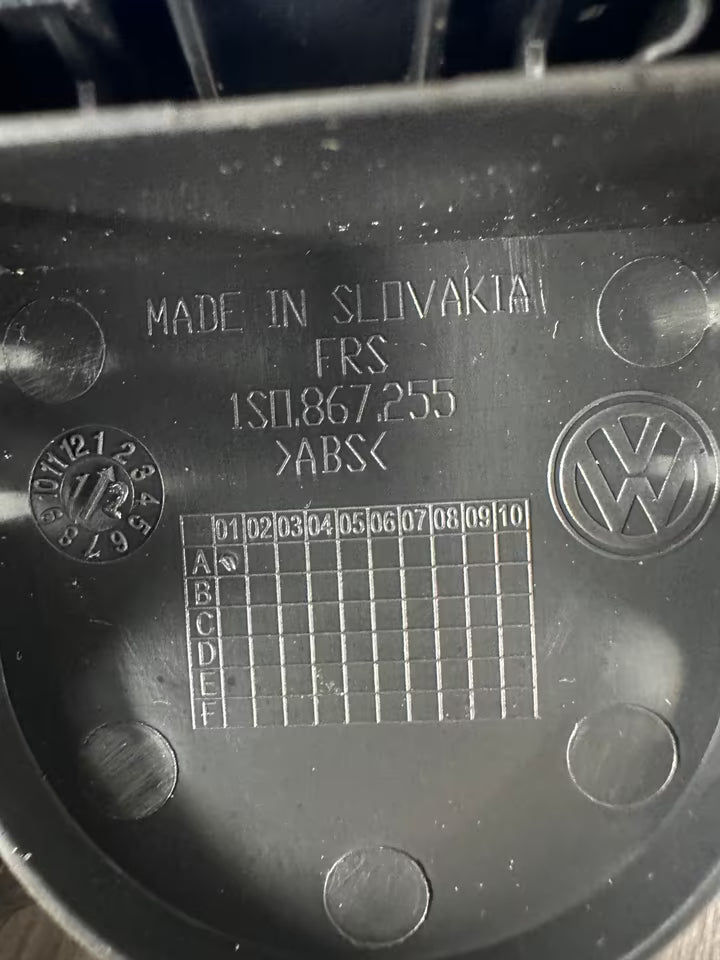 1S0867255 Fensterheberschalter Blende VW SEAT SKODA