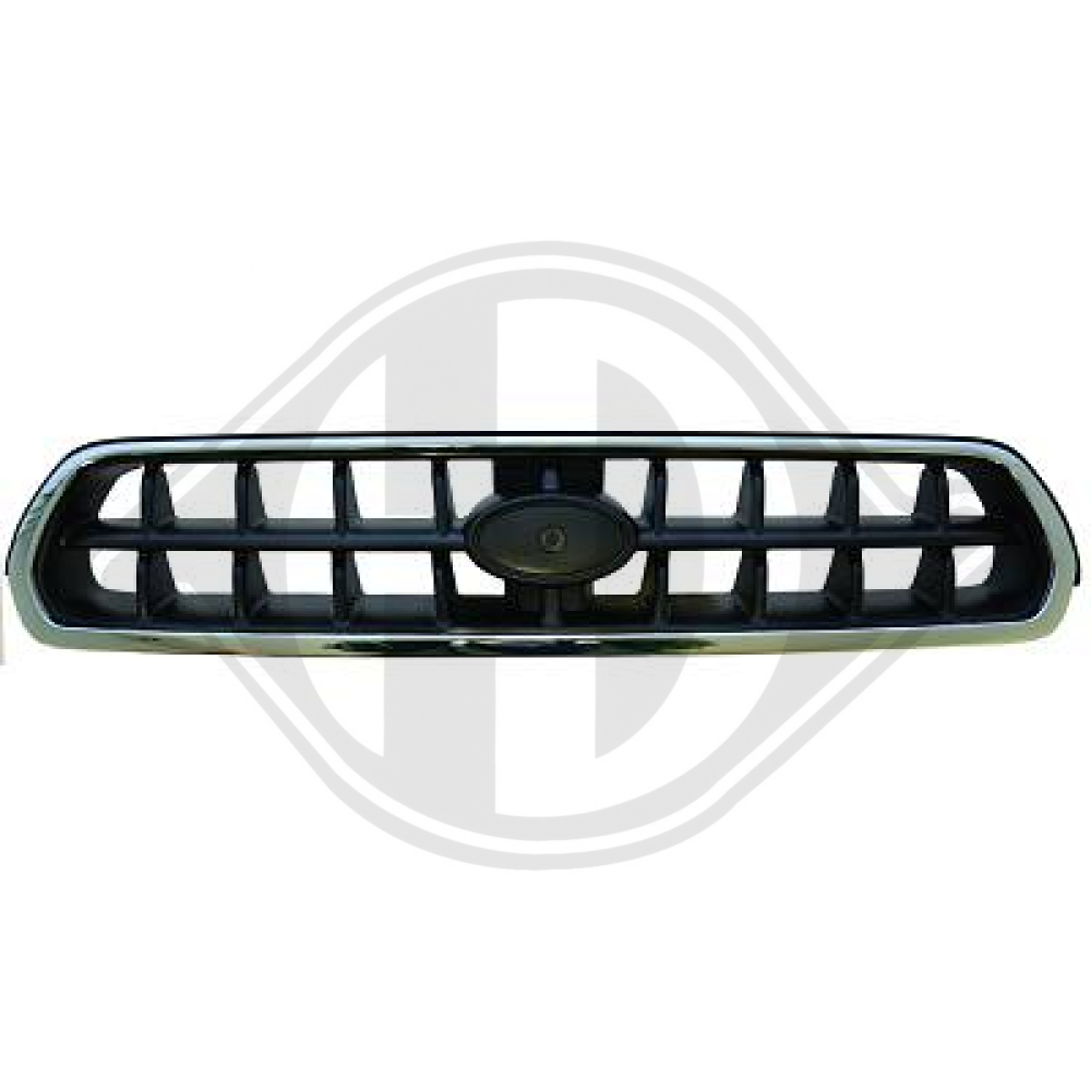 91121-AE38A GRILL OUTBACK, für 03-04 SILBER-SCHWARZ 6222940