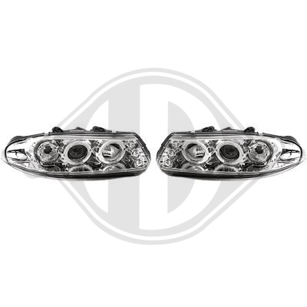DESIGNSCHEINWF. SET 200, 95-00 KLARGLAS/CHROM 7020280