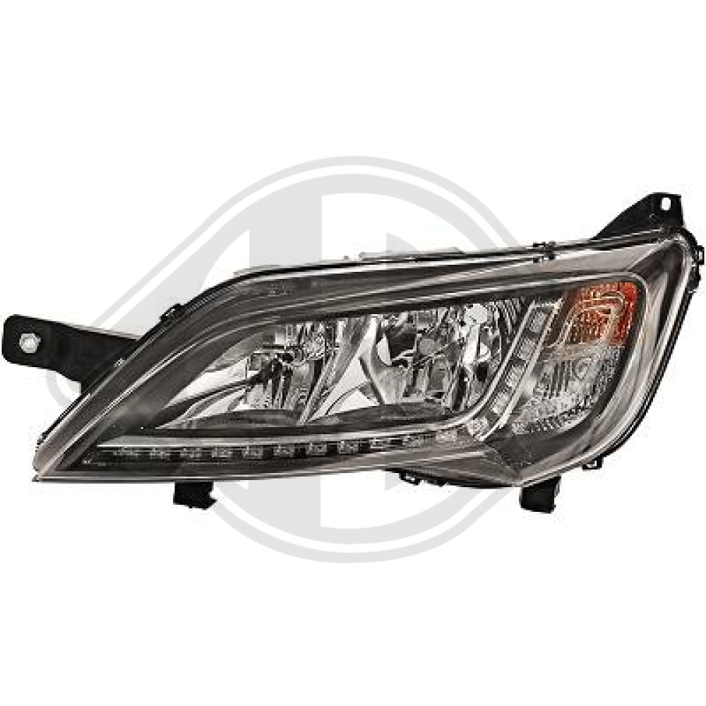 1375102080 SCHEINWERFER LINKS passend für CITROËN JUMPER FIAT DUCATO PEUGEOT 14->> SCHWARZ+LED TAGF.L. 3484885