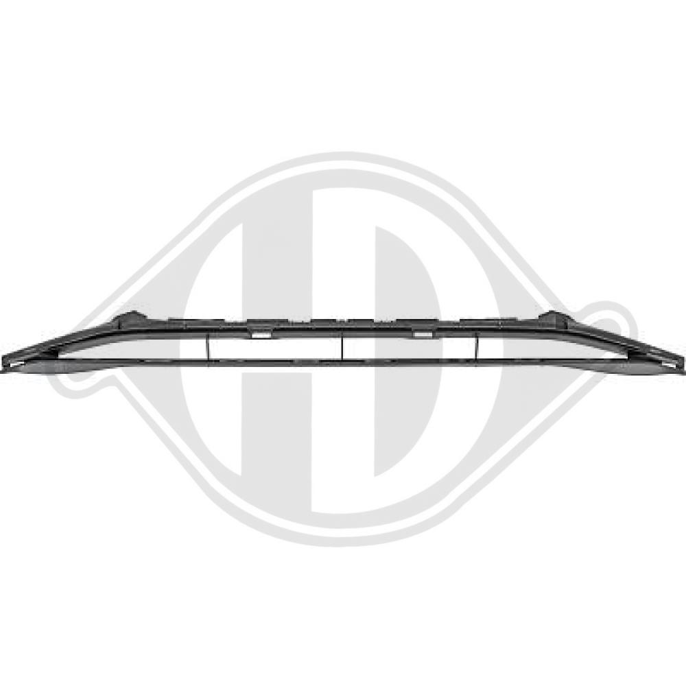 8K0 807647A STOßST.GRILL MITTE A4, 11-15 NUR SPORTMODELLE, 1019145