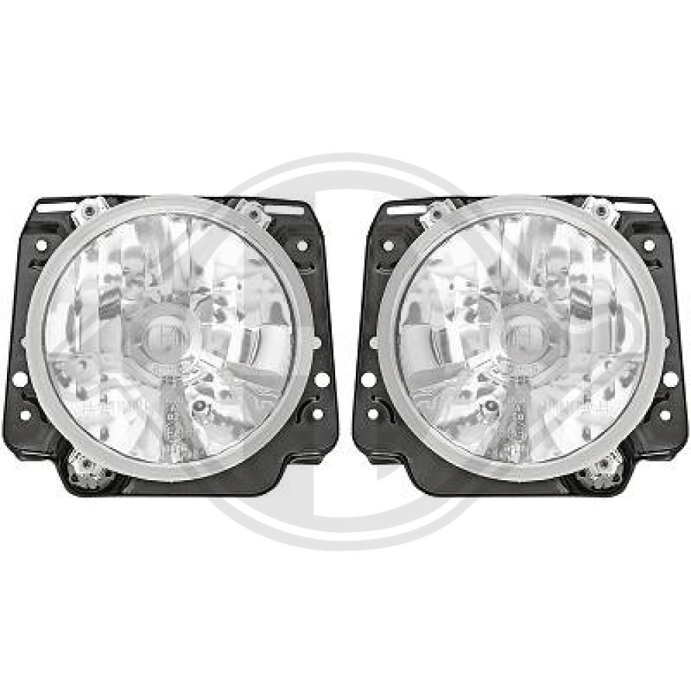 nan SCHEINWERFER SATZ GOLF, 83-91 KLARGLAS 2211180